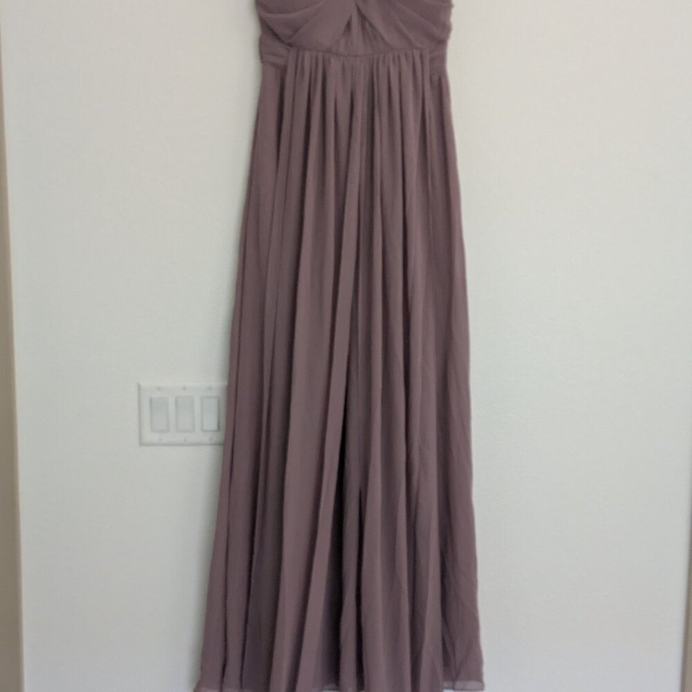 Birdy Grey Grace Convertible DARK MAUVE Bridesmaids Dress XS - Picture 5 of 14